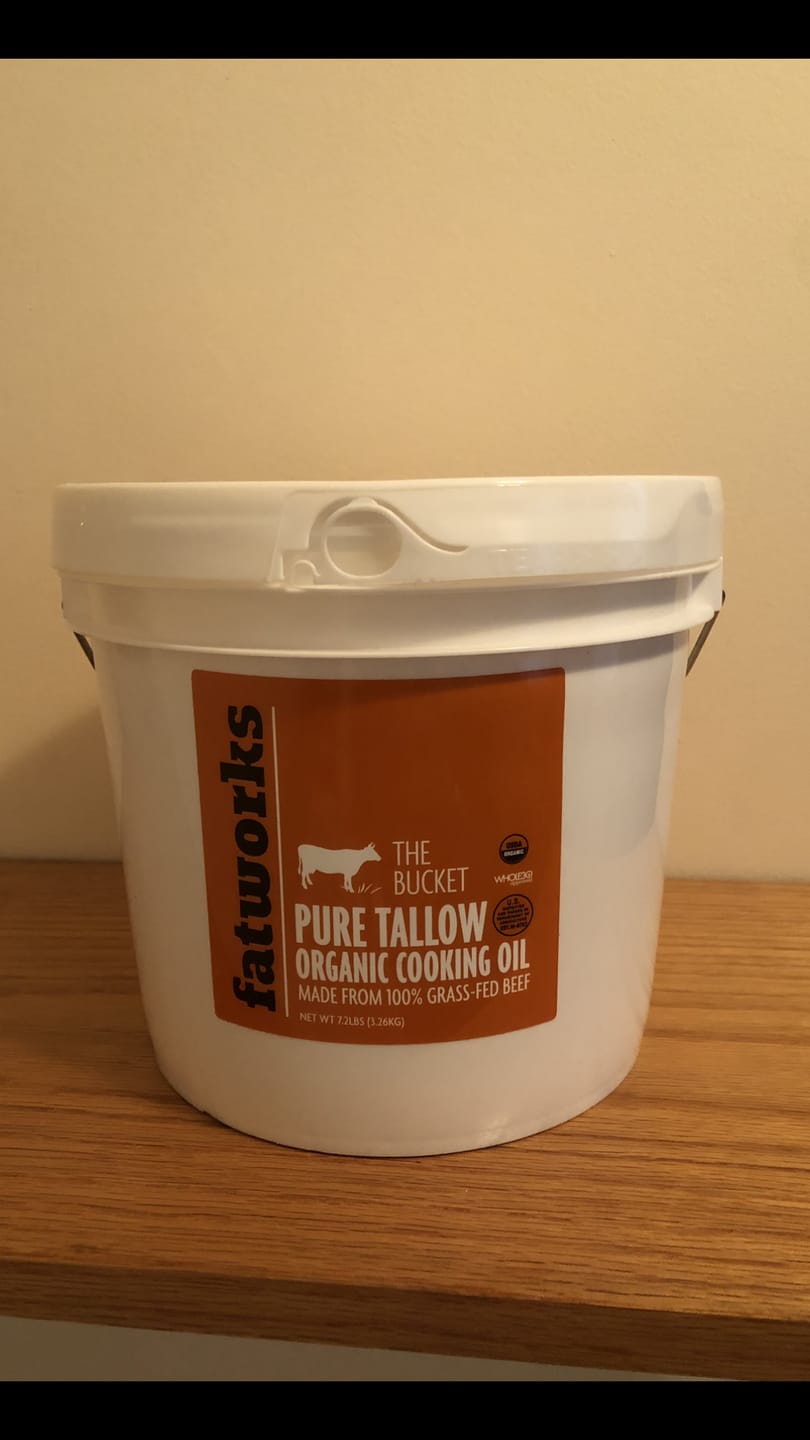 Customer photo review of 1 Gallon Organic Grass-Fed Beef Tallow