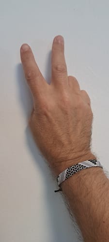 Customer photo review of Keffiyeh Bracelet