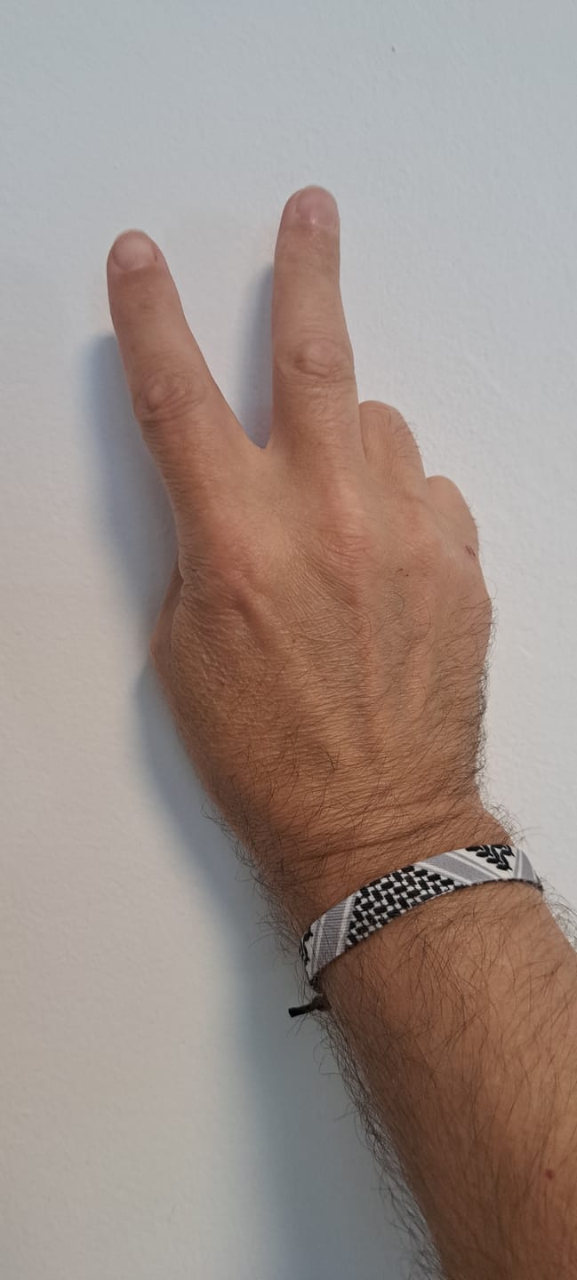Customer photo review of Keffiyeh Bracelet