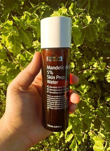 Customer photo review of Mandelic Acid Gentle Exfoliating Toner