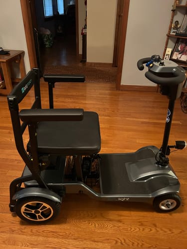 Customer photo review of EZY LIGHT Portable Mobility Scooter