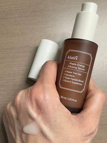 Customer photo review of Maple Energy Infusing Serum
