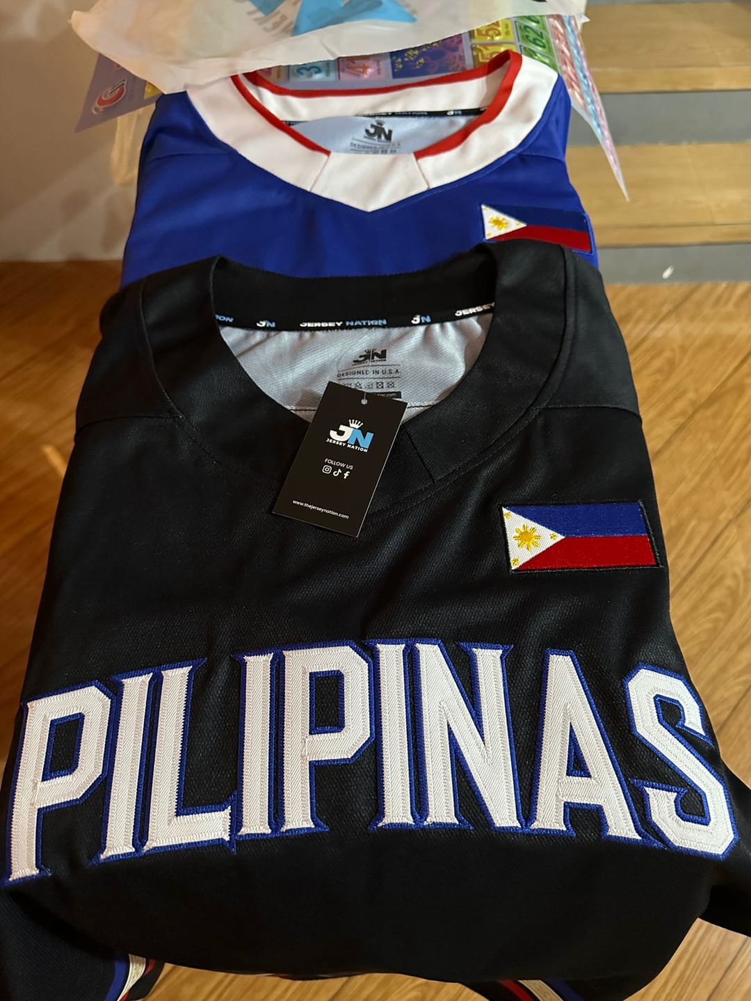 Customer photo review of Philippines Heritage Custom Hockey Jersey