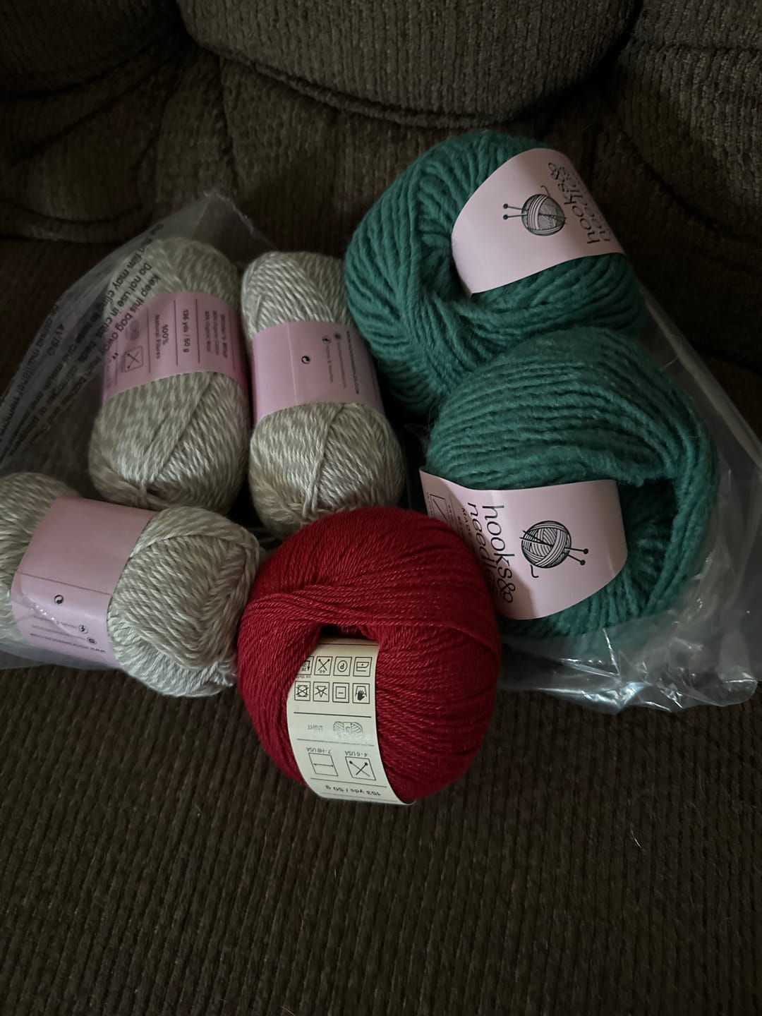 Customer photo review of Mystery Yarn Bundle