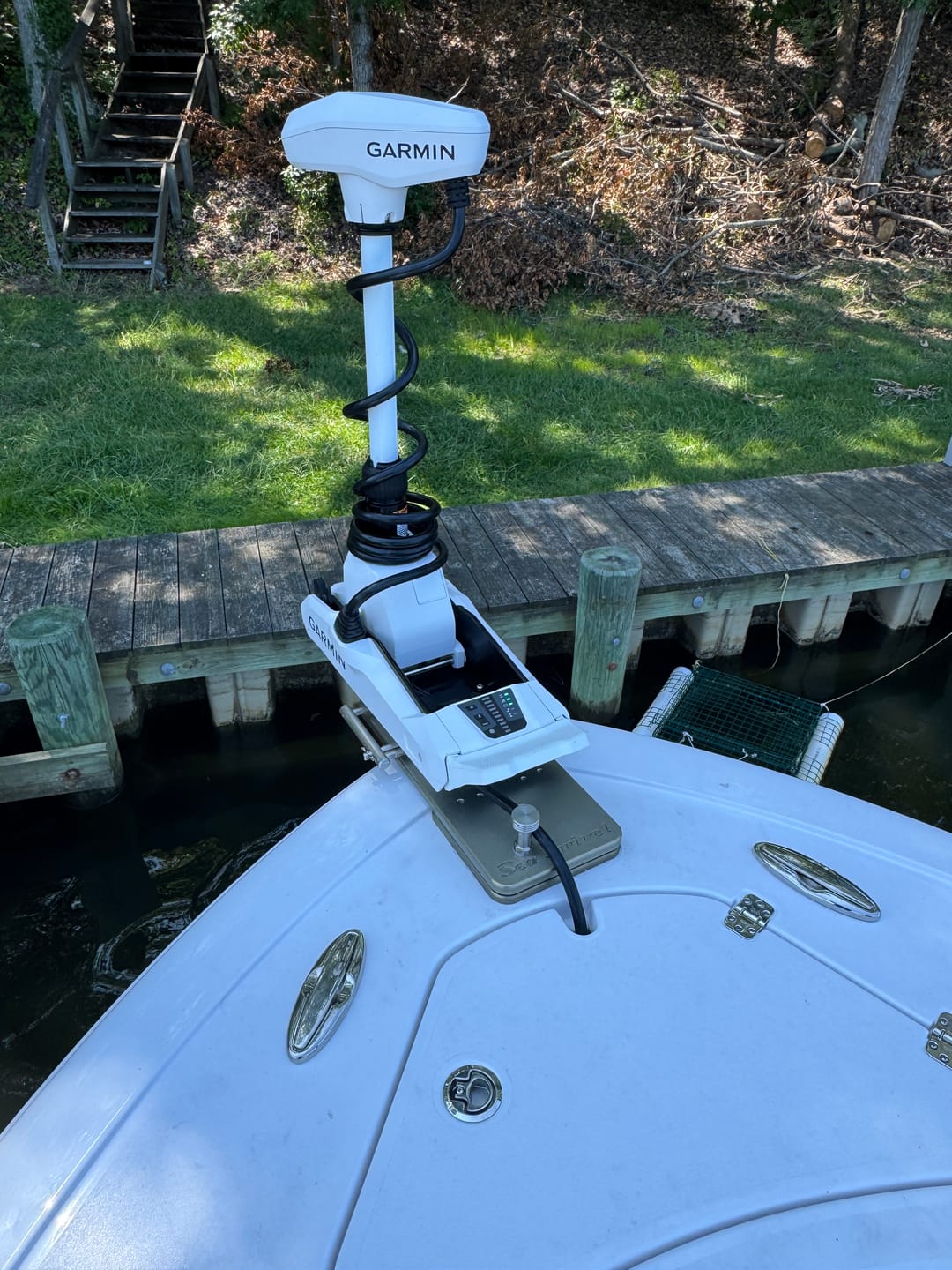Customer photo review of Sea Swivel Trolling Motor Mount