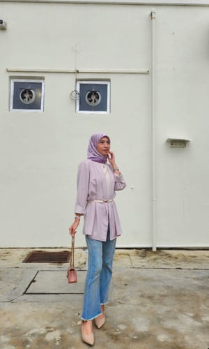 Customer photo review of Dahulu Square (Lilac)