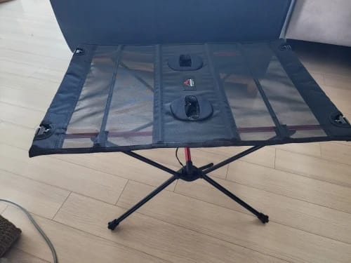 Customer photo review of Faltbarer Campingtisch – kompakter Klapptisch für Outdoor, Picknick & Reisen