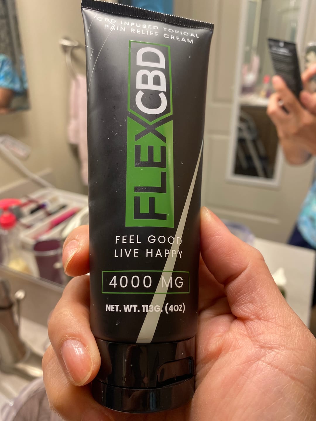 Customer photo review of FlexCBD | 4000 MG CBD Infused Topical Cream