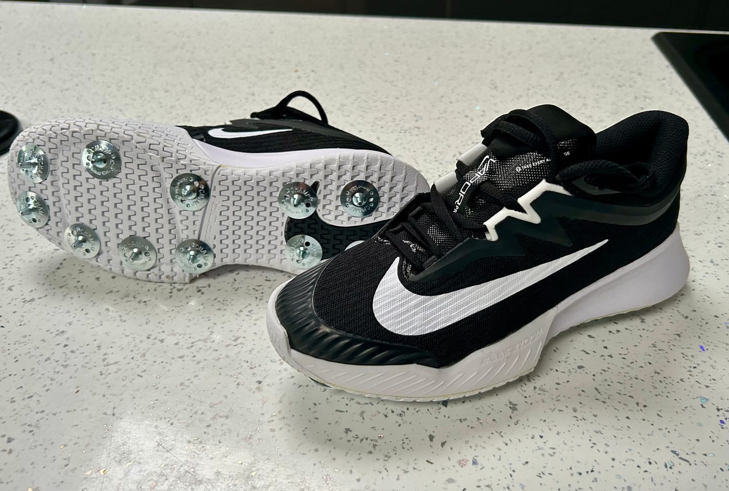 Customer photo review of Custom Cricket Spikes