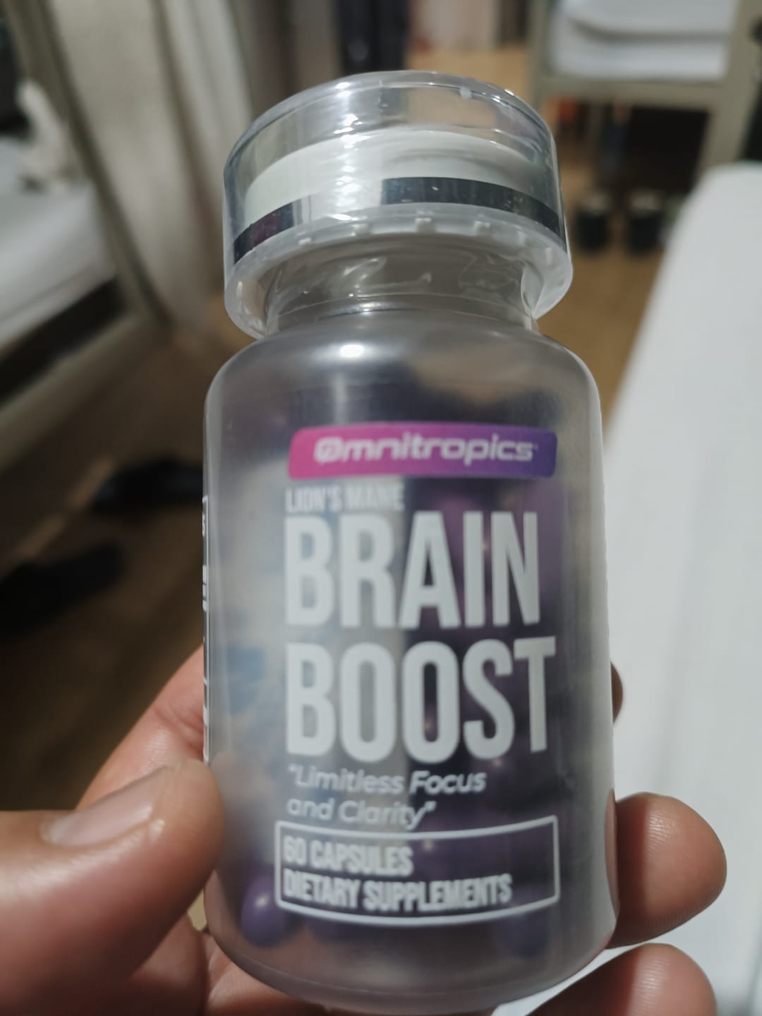 Customer photo review of Omnitropics™ Brain Boost Premium Lion's Mane (25% OFF)