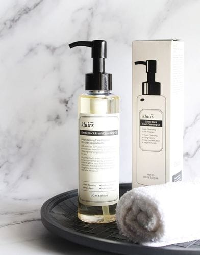 Customer photo review of Gentle Black Fresh Cleansing Oil