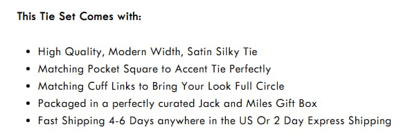 Customer photo review of Dusty Blue Satin Tie Set