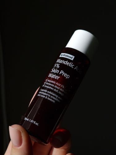 Customer photo review of Mandelic Acid Gentle Exfoliating Toner