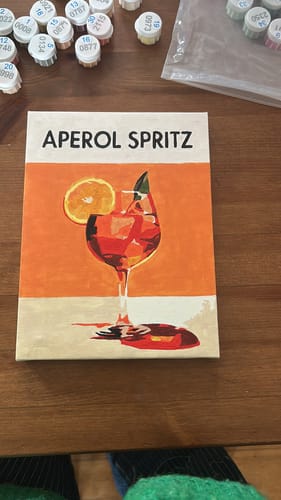 Customer photo review of 6 Mini Paintings - Cocktail Deluxe Set