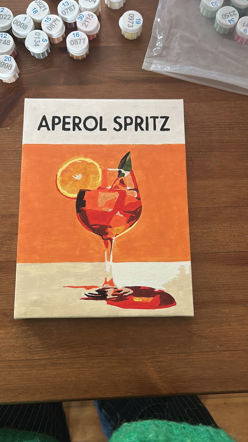Customer photo review of 6 Mini Paintings - Cocktail Deluxe Set