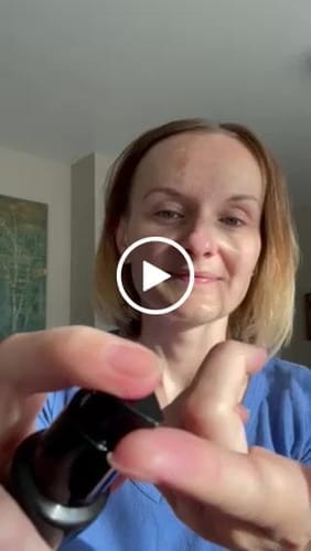 Customer photo review of Midnight Blue Clearing Water Cream
