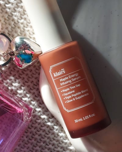 Customer photo review of Maple Energy Infusing Serum