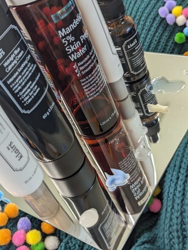 Customer photo review of Mandelic Acid Gentle Exfoliating Toner