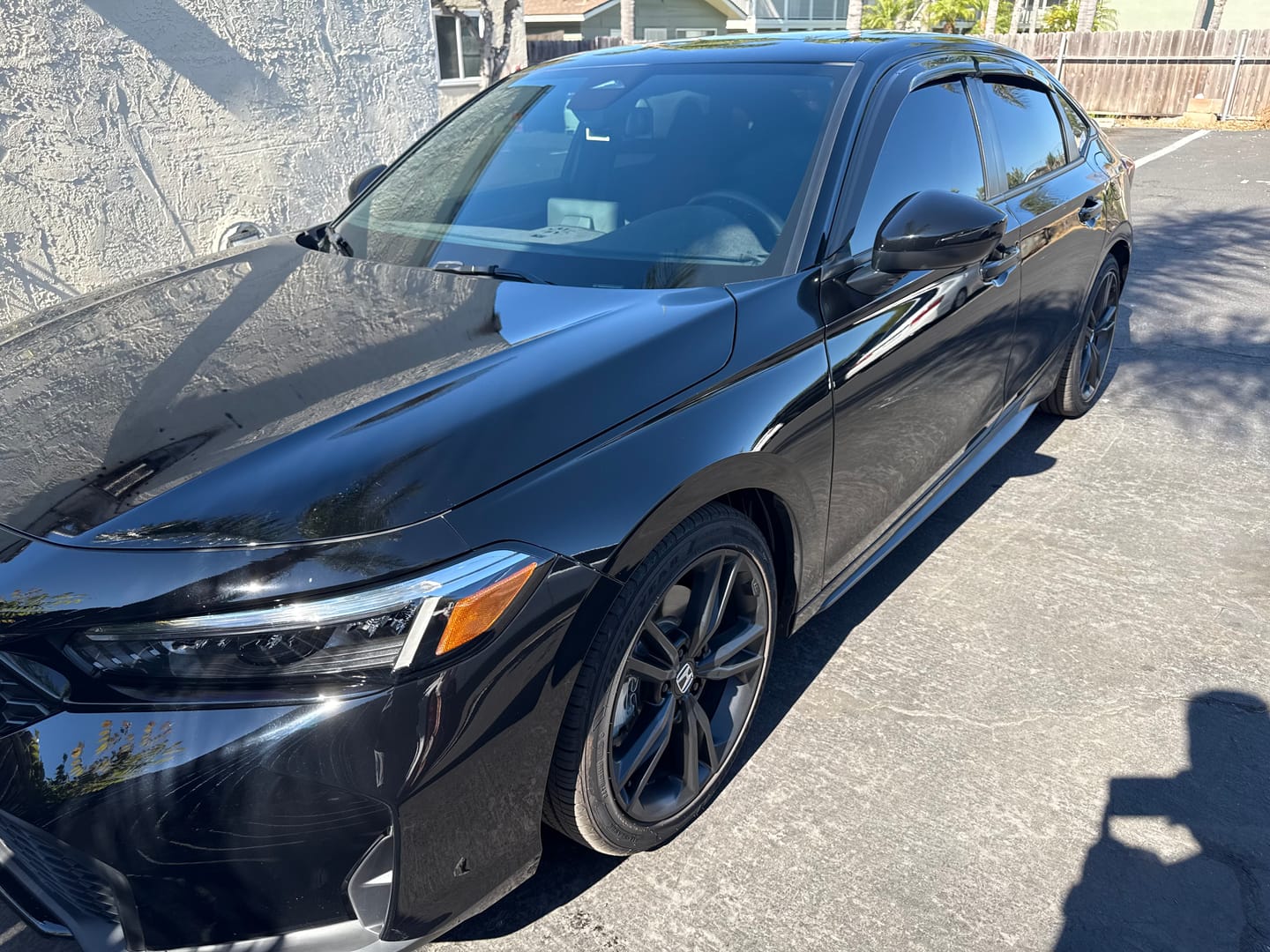 Customer photo review of 2022-Up Honda Civic Acura Integra | JDM Clip-On Side Vent Window Visors Rain Guard