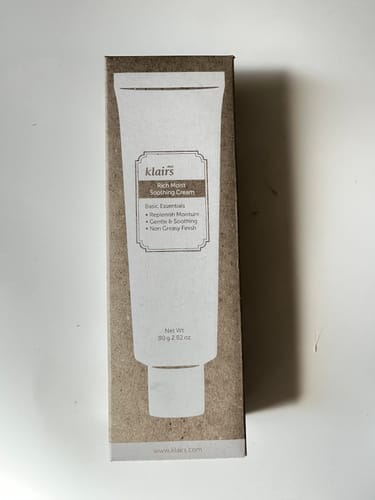 Customer photo review of Rich Moist Soothing Cream