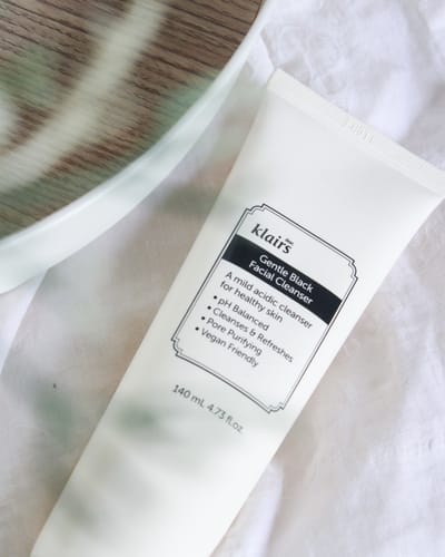 Customer photo review of Gentle Black Facial Cleanser