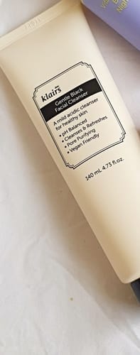 Customer photo review of Gentle Black Facial Cleanser
