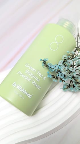 Customer photo review of Green Tea (Matcha) & Enzyme Powder Wash