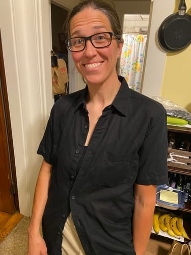 Customer photo review of Luna Bralette - Black