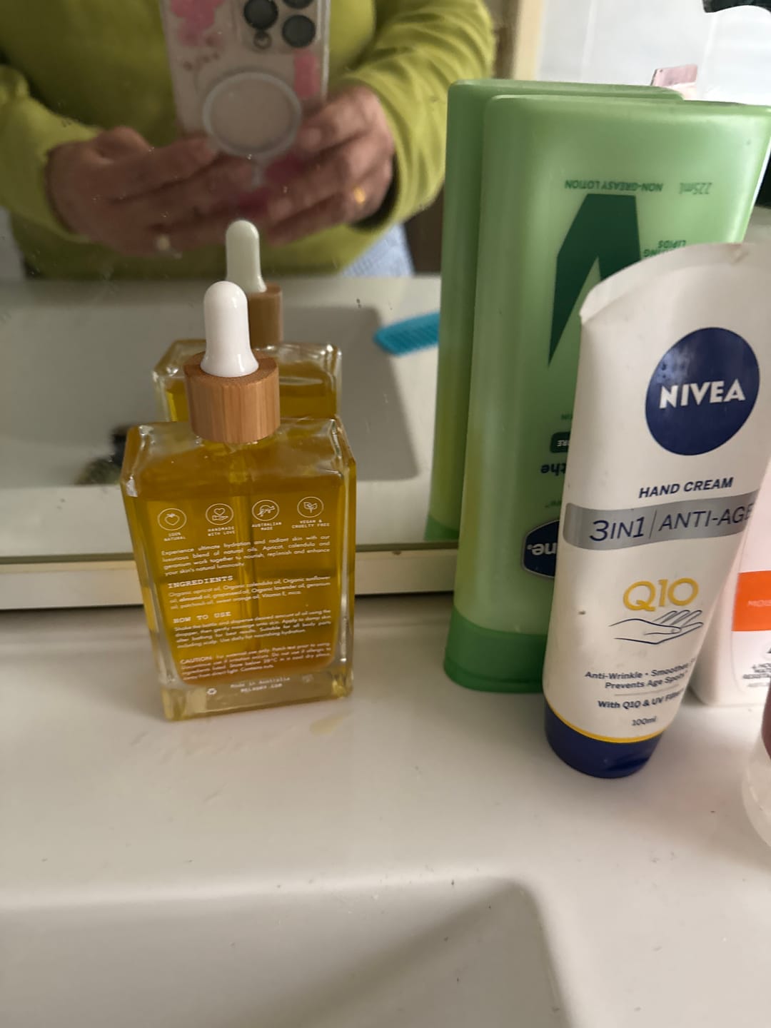 Customer photo review of Radiance Body Oil (Skin Firming)