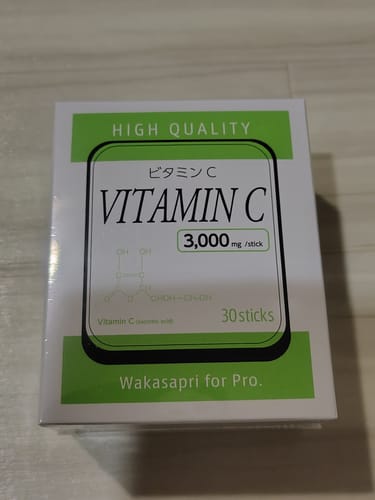 Customer photo review of 高濃度ビタミンC 3,000mg -Wakasapri for Pro.