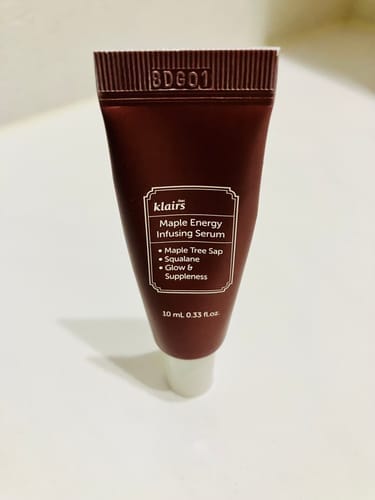 Customer photo review of Maple Energy Infusing Serum