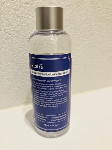 Customer photo review of Supple Preparation Unscented Toner
