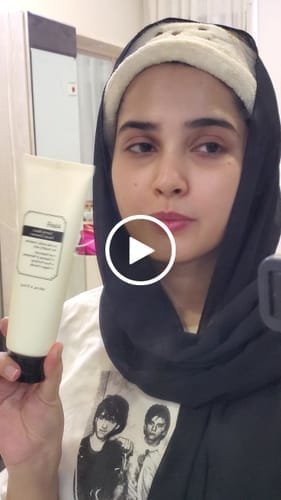Customer photo review of Gentle Black Facial Cleanser
