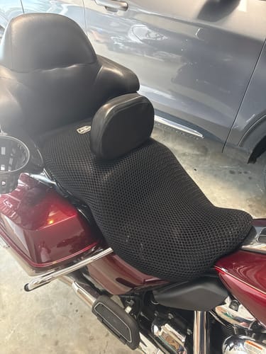 Customer photo review of Wind Rider Seat Cover