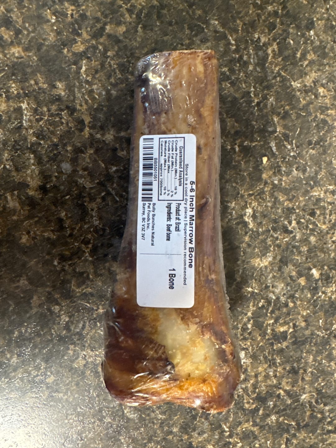 Customer photo review of 5-6 Inch Marrow Bone
