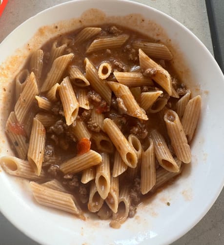 Customer photo review of Qetoe Low Carb Penne 4 x 200g Pack