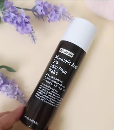 Customer photo review of Mandelic Acid Gentle Exfoliating Toner