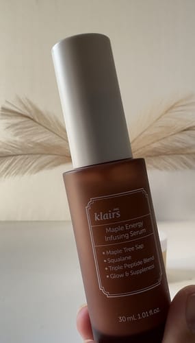 Customer photo review of Maple Energy Infusing Serum