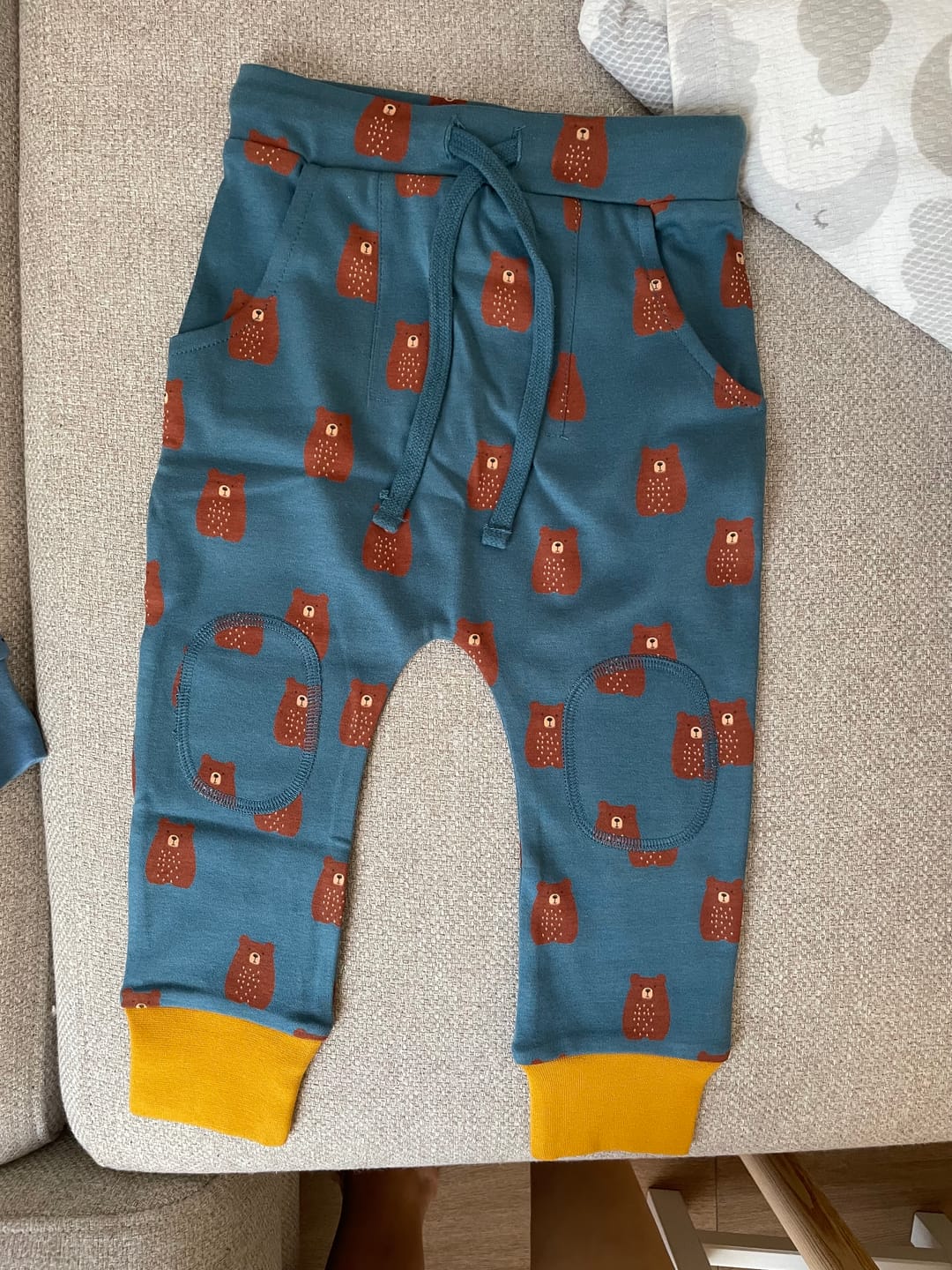 Customer photo review of Teddy Bears Organic Comfy Joggers