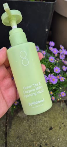 Customer photo review of Green Tea (Matcha) & Enzyme Milky Foaming Wash