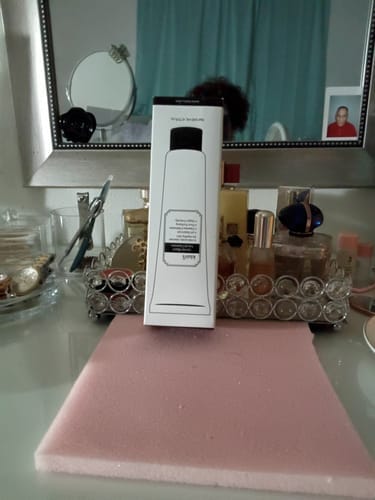 Customer photo review of Gentle Black Facial Cleanser