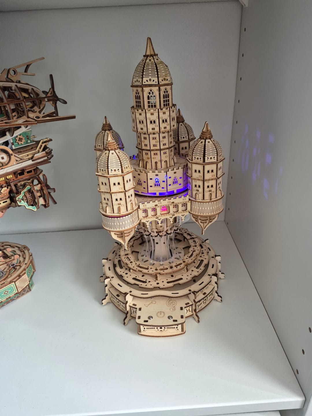 Customer photo review of rokrgeek Celestia Castle Music box 3d wooden puzzle