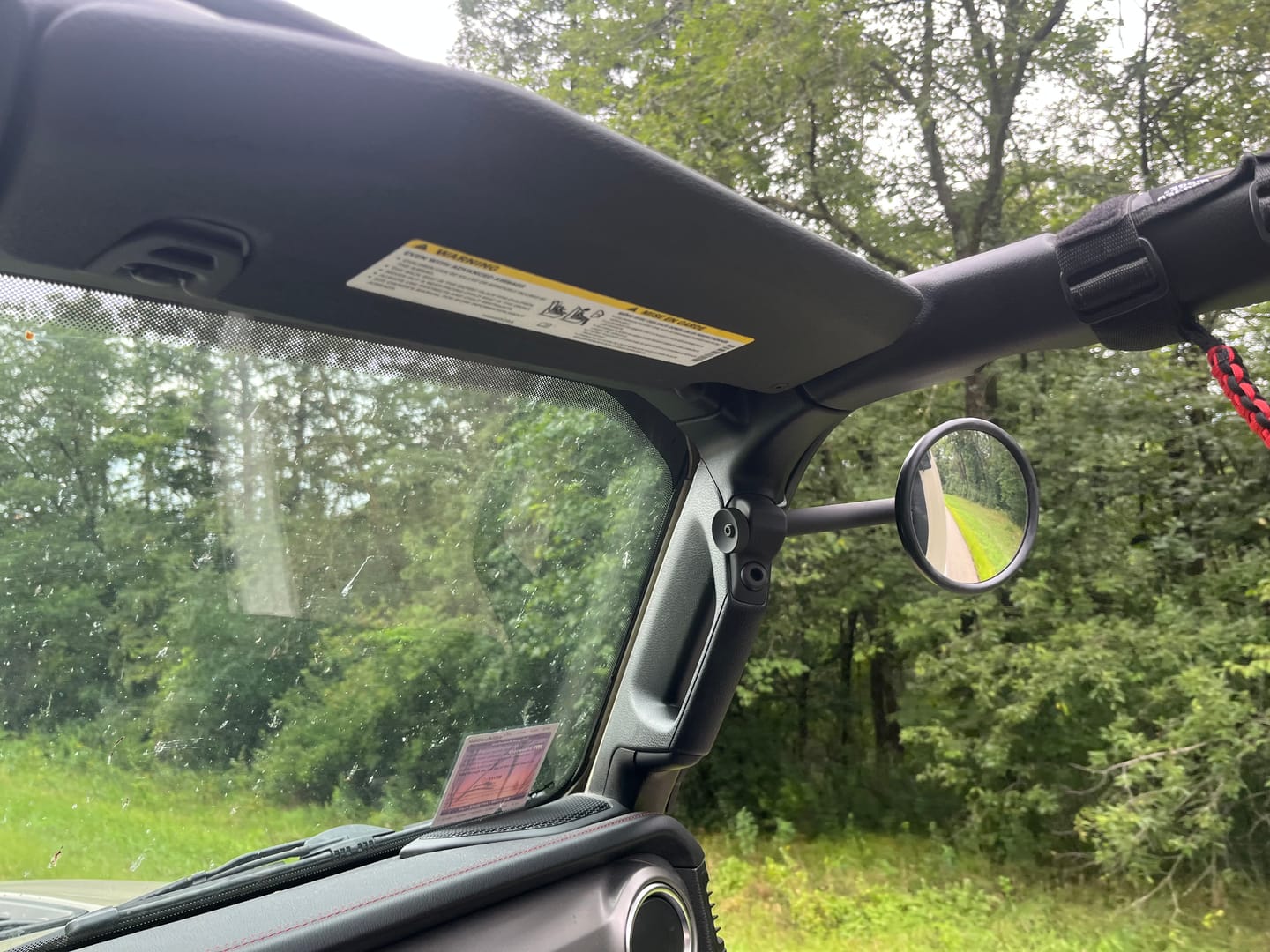 Customer photo review of Gladiator JT A-Pillar Side Mirrors with Base Mount Driver AND Passenger