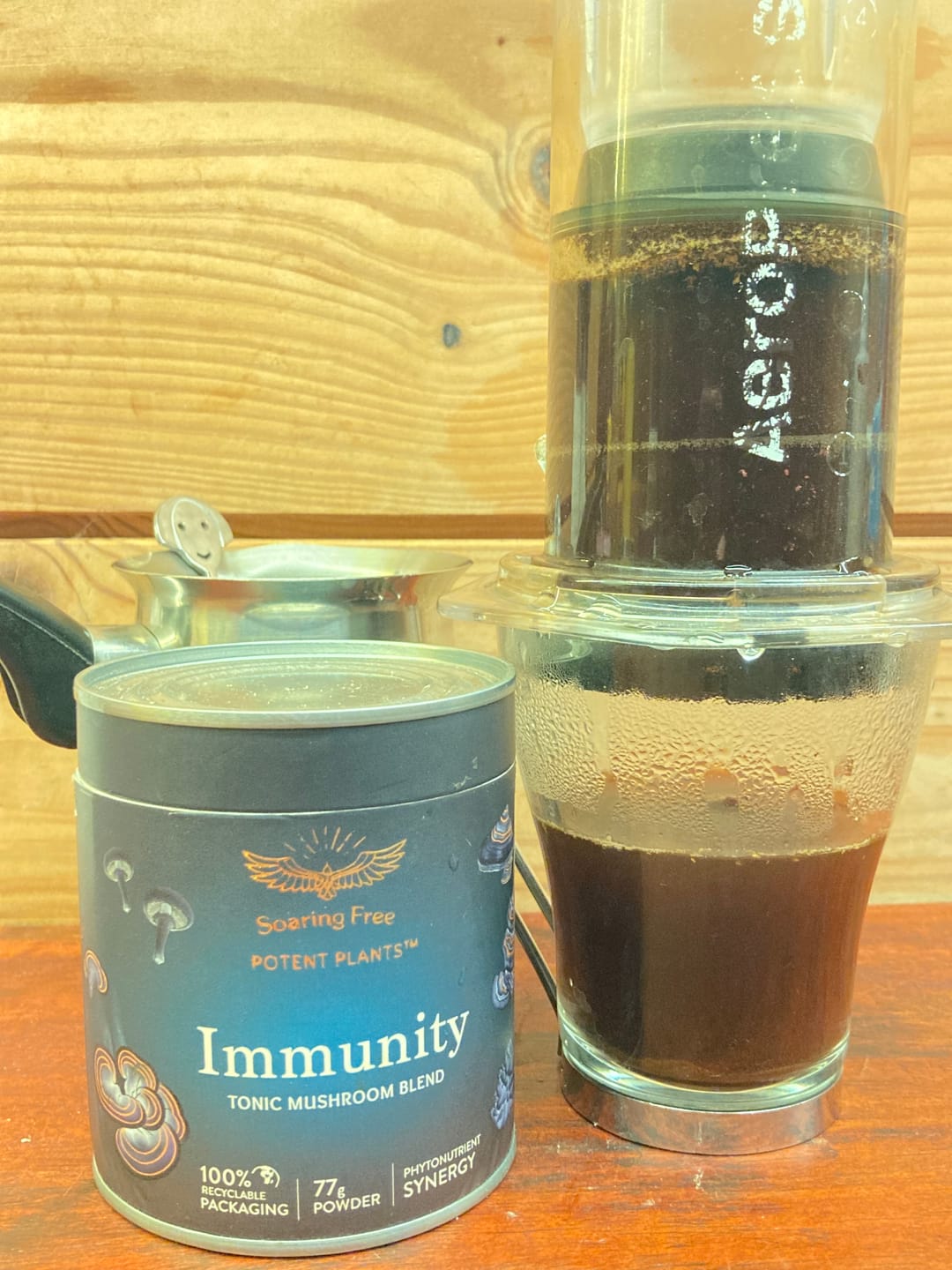 Customer photo review of Immunity Mushroom Blend (Powder & Capsules)