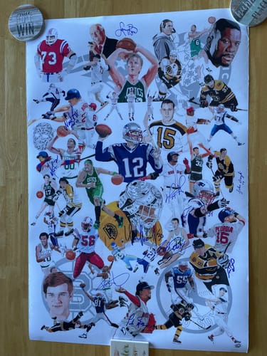 Customer photo review of Larry Bird Autograph Signing