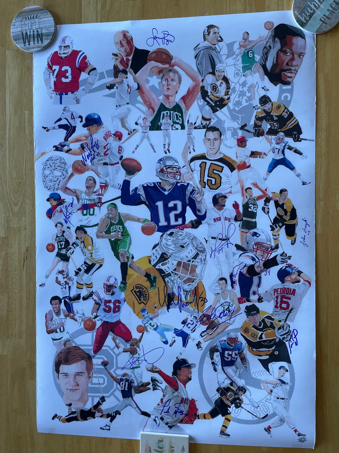 Customer photo review of Larry Bird Autograph Signing