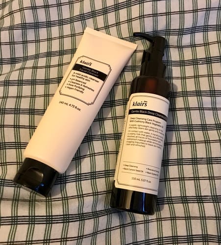 Customer photo review of Gentle Black Facial Cleanser