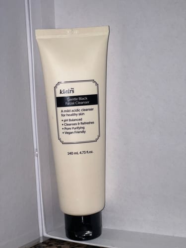 Customer photo review of Gentle Black Facial Cleanser