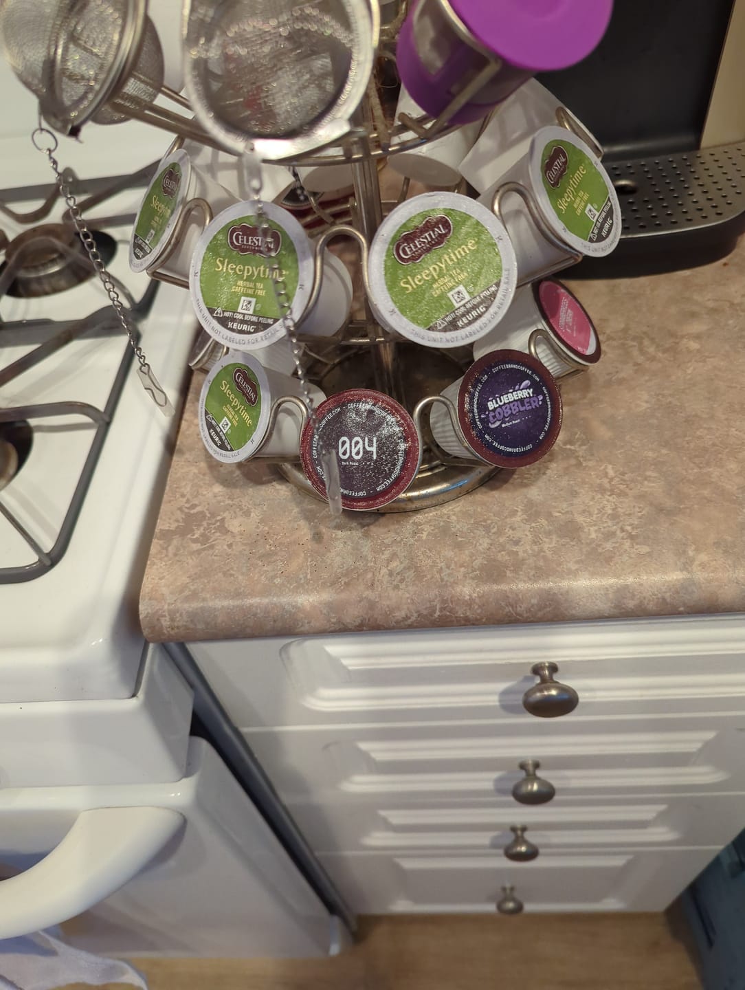 Customer photo review of Premium Dark Roast Kcups