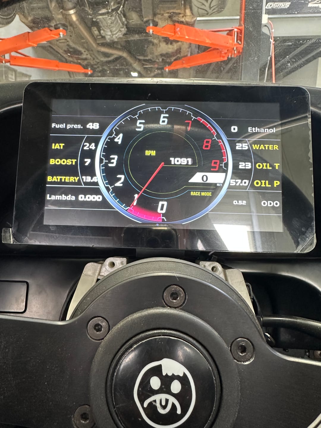 Customer photo review of PowerTune Digital Dash V5 (optional GPS)